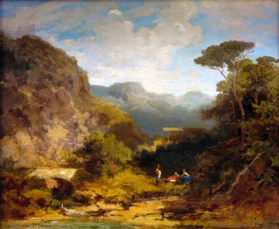 Southern Landscape by Carl Spitzweg