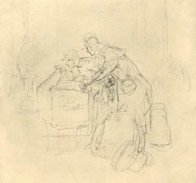 Customs Inspection II, mid-late 19th century, c1924 by Carl Spitzweg