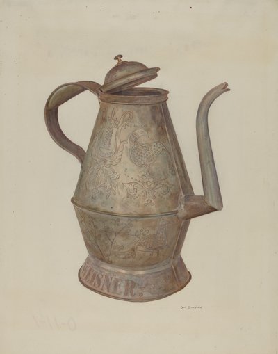 Pa. German Coffee Pot by Carl Strehlau
