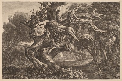 A Dead Oak Tree by Carl Wilhelm Kolbe