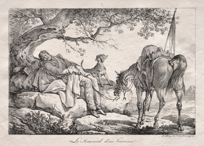 The Sleeping Soldier by Carle Vernet