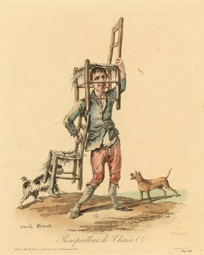 The chaircaner by Carle Vernet