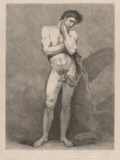 Standing Man in Pensive Pose by Carle van Loo