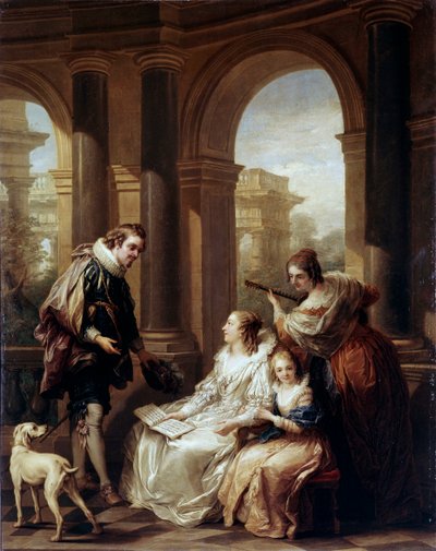 The Spanish Concert, 1754 by Carle van Loo