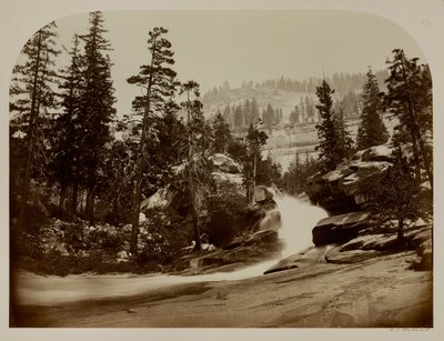 Cascade, Nevada Falls, Yosemite, California by Carleton E. Watkins