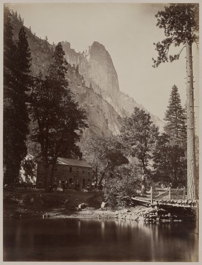 The Sentinel Rock, 3270 ft. by Carleton E. Watkins
