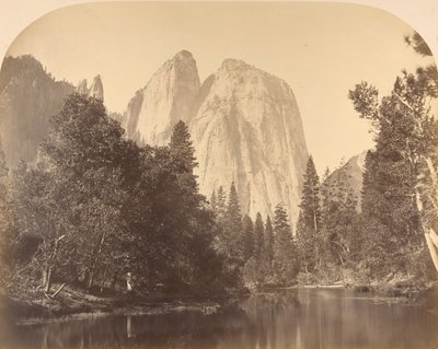Cathedral Rock, River View by Carleton Emmons Watkins