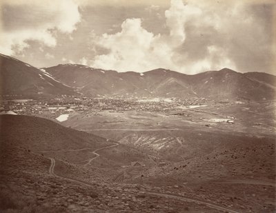 Virginia City, 1875, printed ca. 1876 by Carleton Emmons Watkins