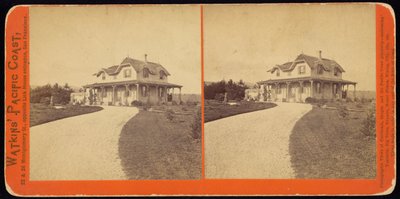 Unidentified residence, probably in California by Carleton Watkins