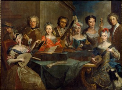 Family of musicians by Carlo Amalfi