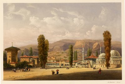 The Bakhchisaray Khans Palace, 1856 by Carlo Bossoli