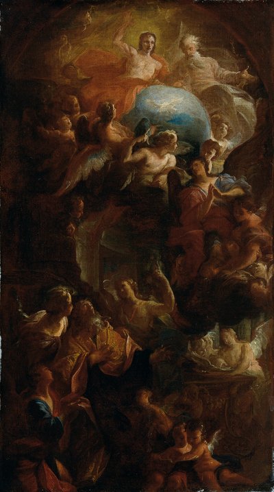Death of Saint Augustine by Carlo Carlone