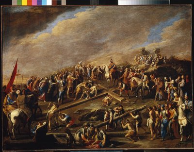 Christ Being Nailed To The Cross, Golgotha by Carlo Coppola