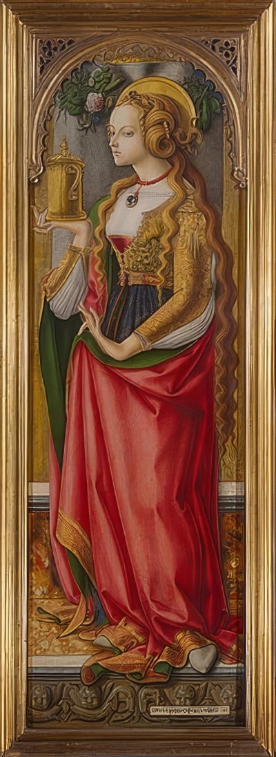 Mary Magdalene. Around 1480 by Carlo Crivelli