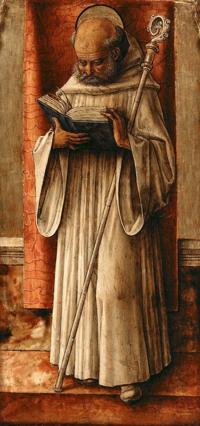 Saint Benedict, c. 1490 by Carlo Crivelli