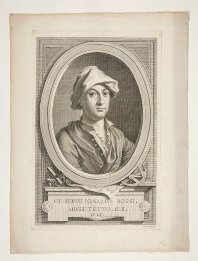 Portrait of Giuseppe Ignazio Rossi by Carlo Gregori