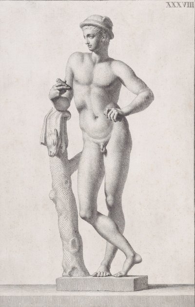 Statue of Mercury, 1734 by Carlo Gregori