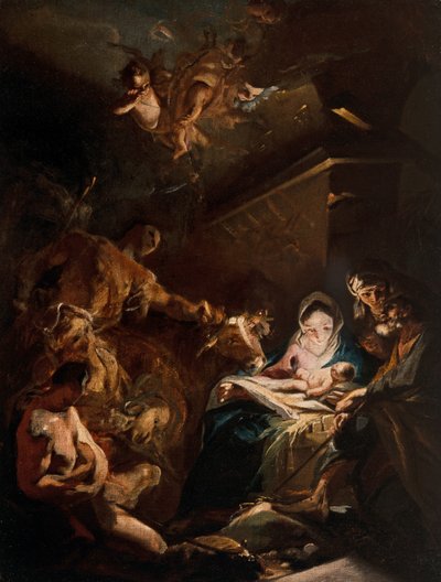 The Adoration of the Shepherds by Carlo Innocenzo Carlone