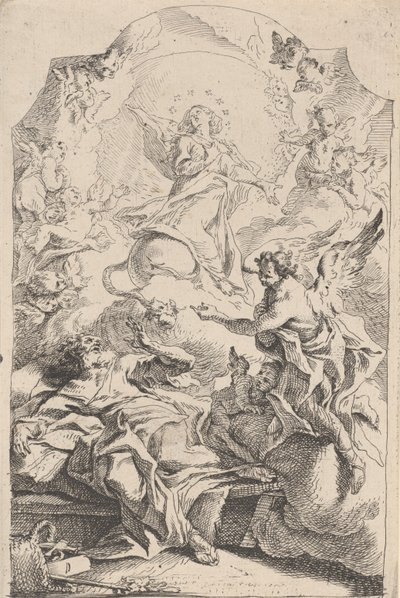 The Annunciation to Saint Joseph by Carlo Innocenzo Carloni