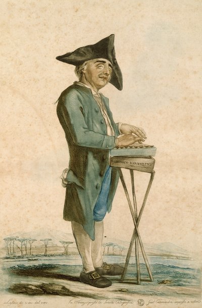 Domenico Bertolini, Engraving by Carlo Lasinio