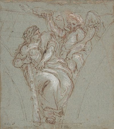 Virtue Crowned by Honor by Carlo Maratti