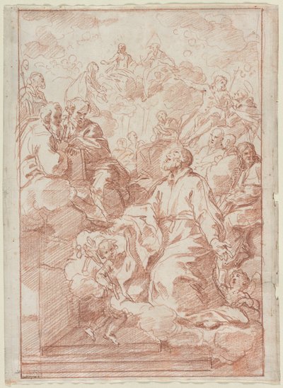 Vision of St. Philip Neri by Carlo Maratta or Maratti