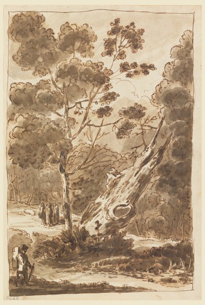 Figure in Forest by Carlo Marchionni