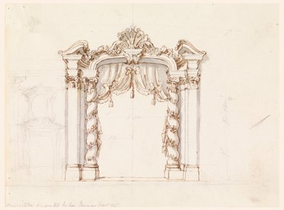Project for an Entrance by Carlo Marchionni