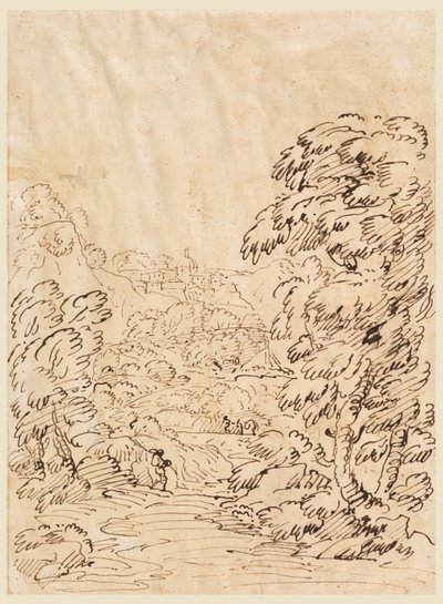 Road Leading to a Mountainous Town by Carlo Marchionni