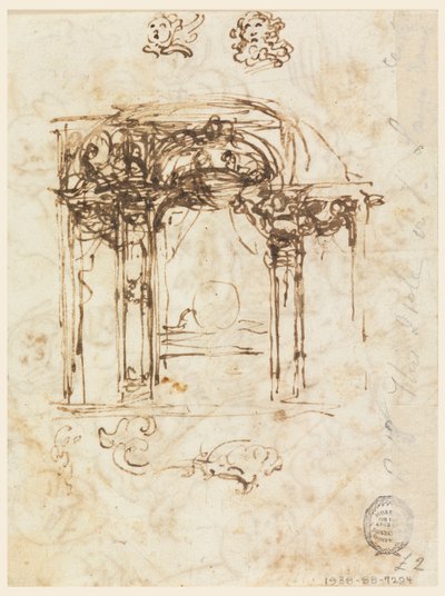 Studies of Heads by Carlo Marchionni