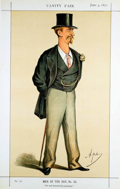 Eyre Massey Shaw, British Firefighter, 1871 by Carlo Pellegrini