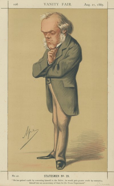 The Right Honourable Henry Austin Bruce by Carlo Pellegrini