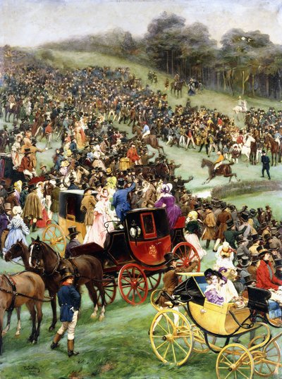 The Steeplechase by Carlo Wostry