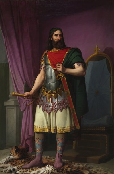 Egica, Visigoth King by Carlos María Esquivel y Rivas
