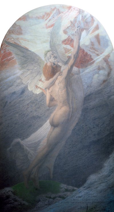 Inspiration, 1902 by Carlos Schwabe