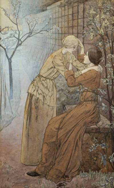 The Rendez-vous, 1892 by Carlos Schwabe