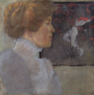 Portrait of a Lady by Carola Nahowska