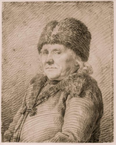 Portrait of the Father Adolph Gottlieb Friedrich by Caspar David Friedrich