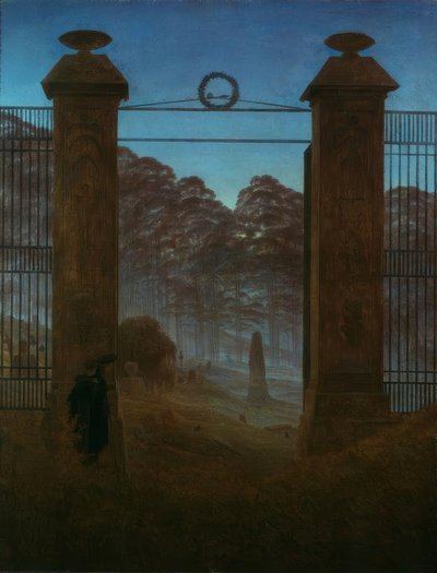 The Cemetery by Caspar David Friedrich