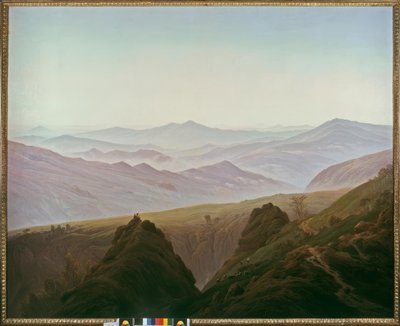 Morning in the Mountains by Caspar David Friedrich