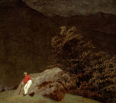 Mountain Landscape with Rainbow by Caspar David Friedrich
