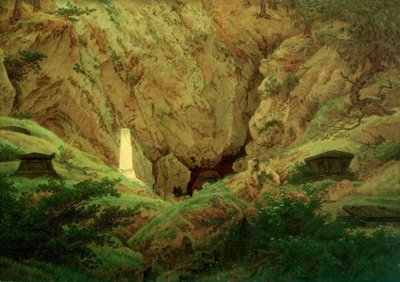 Tombs of Old Heroes by Caspar David Friedrich