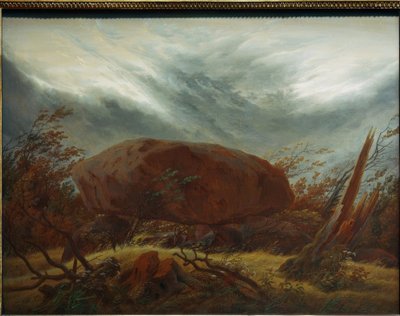 Megalithic Tomb in Autumn by Caspar David Friedrich