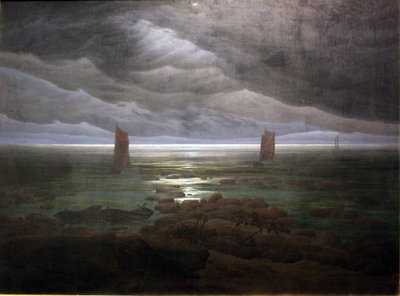 Seashore in Moonlight by Caspar David Friedrich