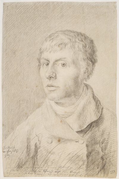 Self-Portrait by Caspar David Friedrich