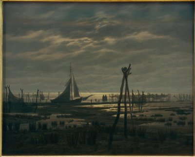 Swampy Beach by Caspar David Friedrich