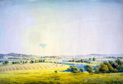 View over Putbus, 1824-1825 by Caspar David Friedrich