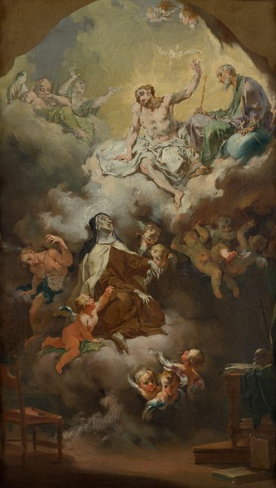 Ascension of Saint Teresa of Ávila by Caspar Franz Sambach
