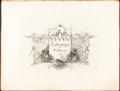 Radirungen by Caspar Johann Nepomuk Scheuren