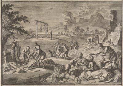 Famine in Germany, 1637 by Caspar Luyken (attributed to)